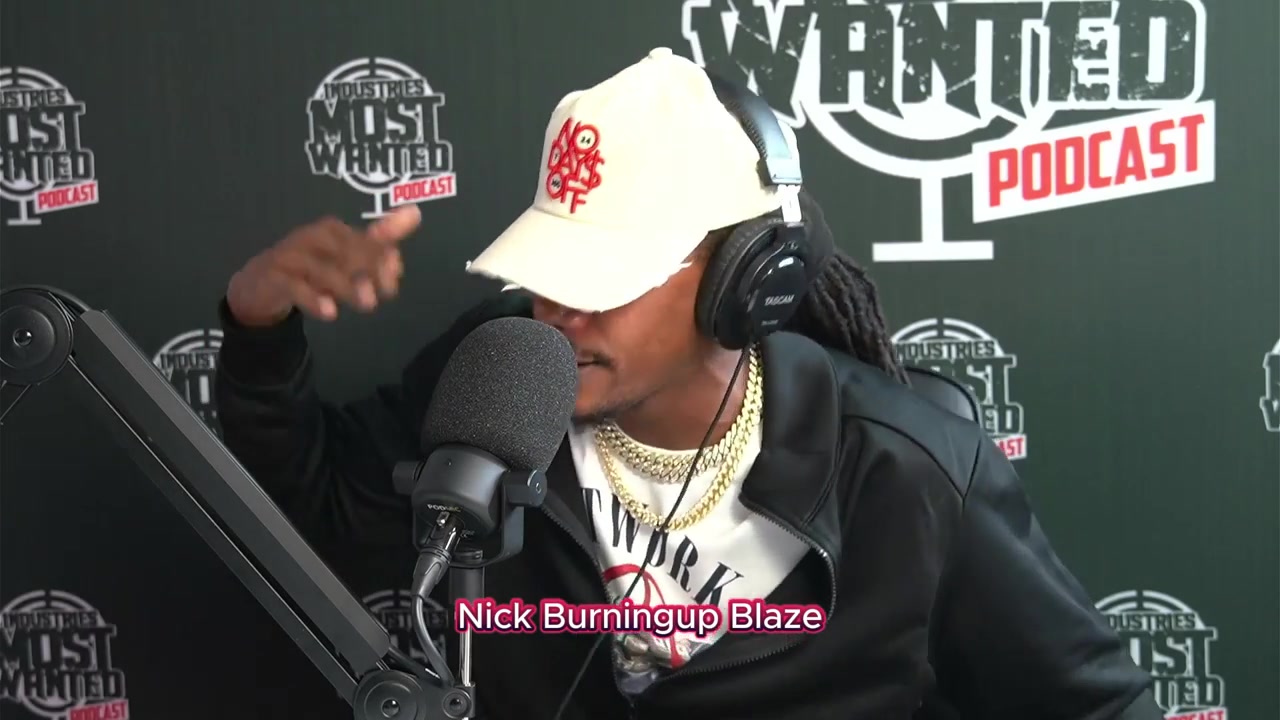 Nick Burningup Blaze performs “Ready to Rock” ​⁠at Industries Most Wanted Podcast Atlanta, Ga